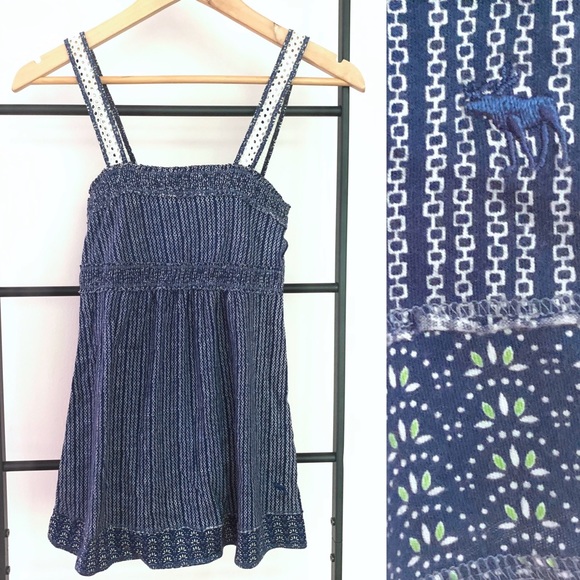 Abercrombie & Fitch Tops - Abercrombie & Fitch Printed Baby Doll Tank Top